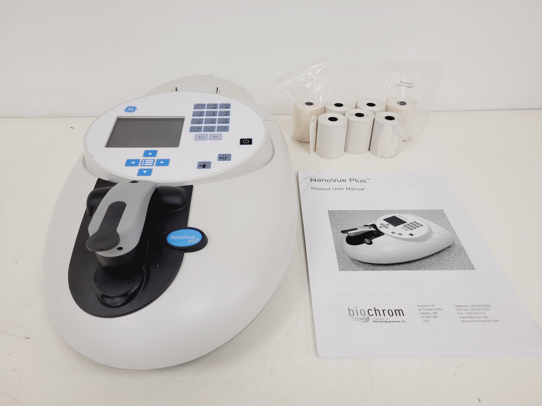 Ge Nanovue Plus Portable Spectrophotometer Code Lab