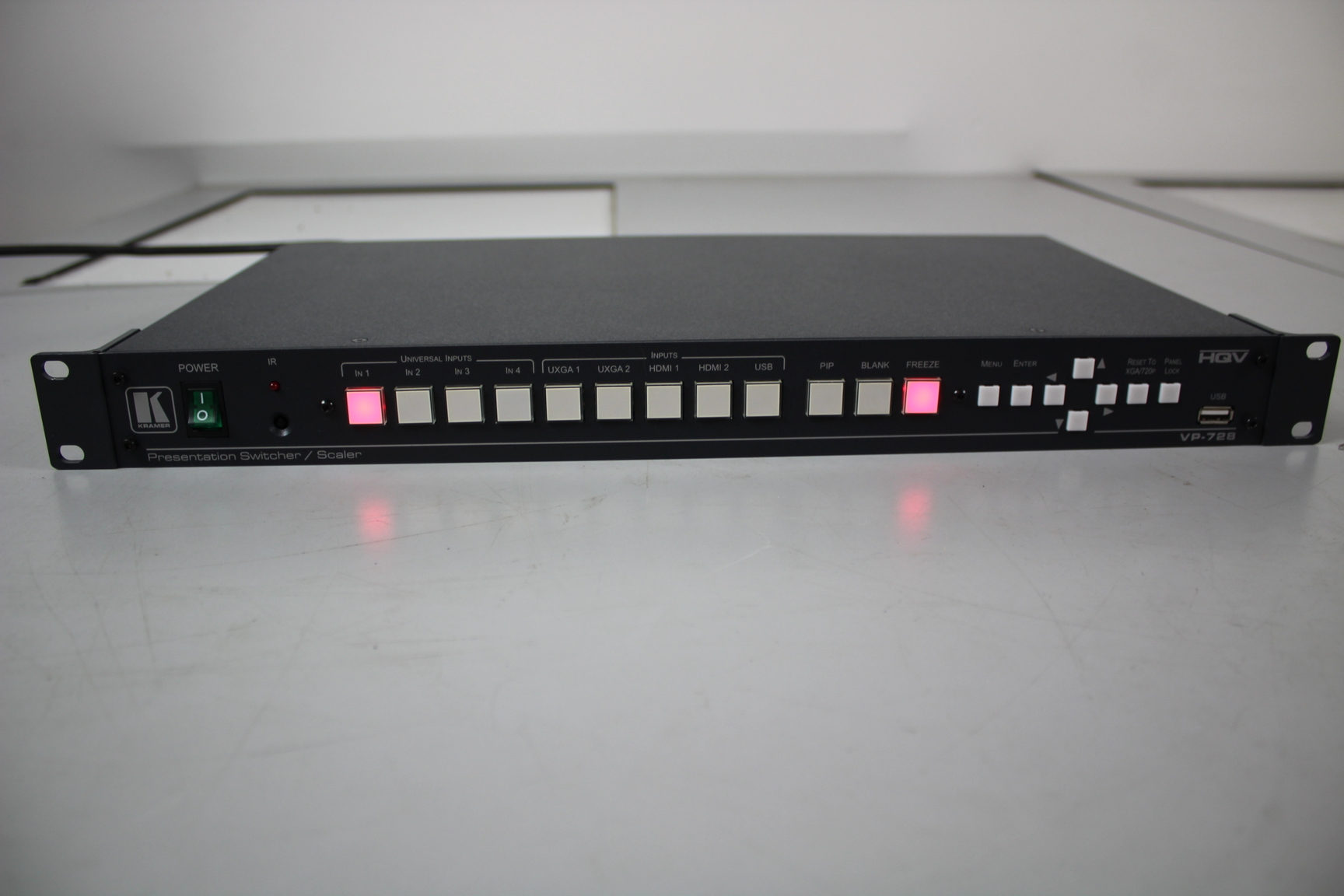 Image of Kramer VP-728 HQV 9-input Presentation Switcher / Scaler