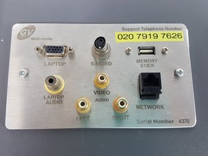 Thumbnail image of Crestron MPC-M5, GV Multimedia and Single Power Socket + Mounting Panel