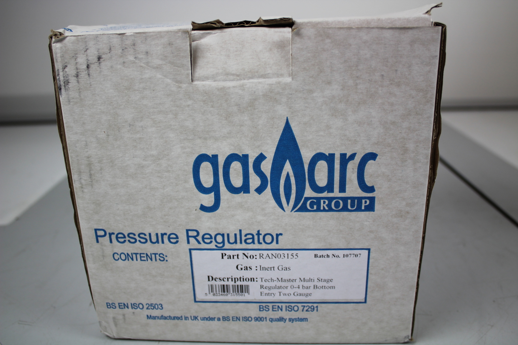 Image of Tech-Master Multi Stage Regulator 0-4 bar Bottom Entry Two Gauge RAN03155