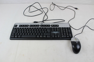 Thumbnail image of HP Keyboard KU-0316 and HP Mouse