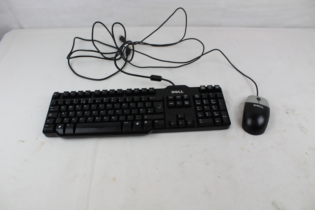 Image of Dell Keyboard SK-8115 and Dell Mouse