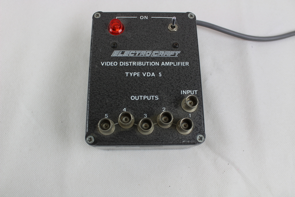 Image of ElectroCraft VDA 5 output Video Distribution Amplifier Type VDA 5 BNC Coaxial