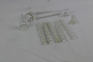 Thumbnail image of Set of 9 Facial and Body Ventuose Cups Pneumolifting Pointed 2mm Glasswear