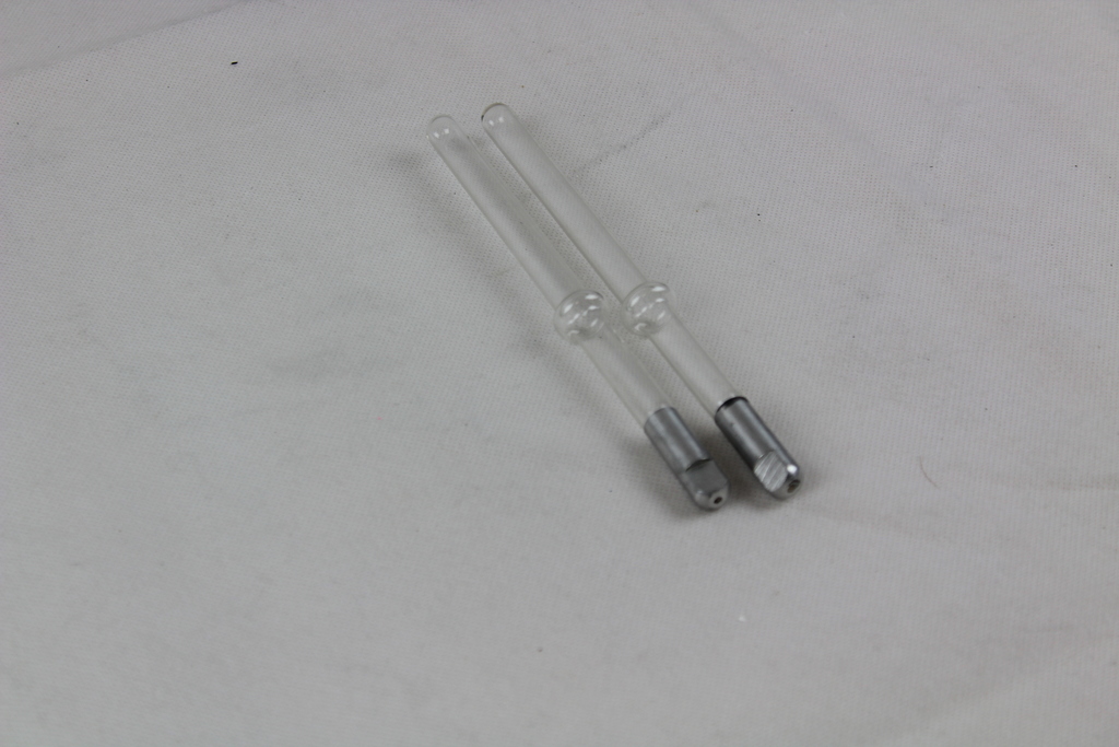 Image of 2 High Frequency Glass Bar Electrode. Fits Most High Frequency Machines