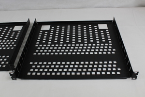 Thumbnail image of 2 x Top-Tec Neptune 1U Vented Server Racking Shelves 37cm and 41cm deep