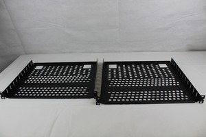Thumbnail image of 2 x Top-Tec Neptune 1U Vented Server Racking Shelves 37cm and 41cm deep