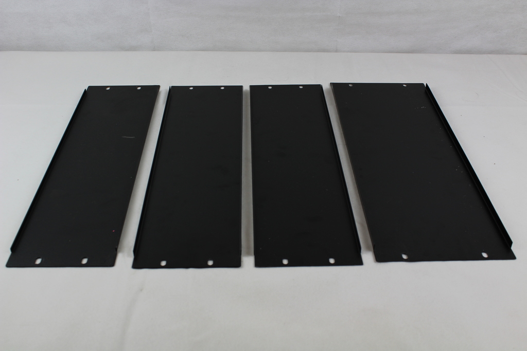 Image of 3 x 3U Server Rack Panels and a 4U Sever Rack Panel