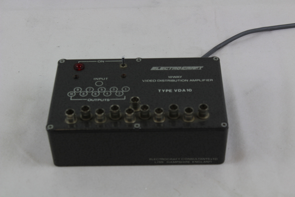 Image of ElectroCraft VDA 10 output Video Distribution Amplifier Type VDA 10 BNC Coaxial