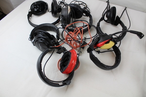 Thumbnail image of Job lot of faulty Stereo Headphones for spares/epair, Behringer, Sennheister 