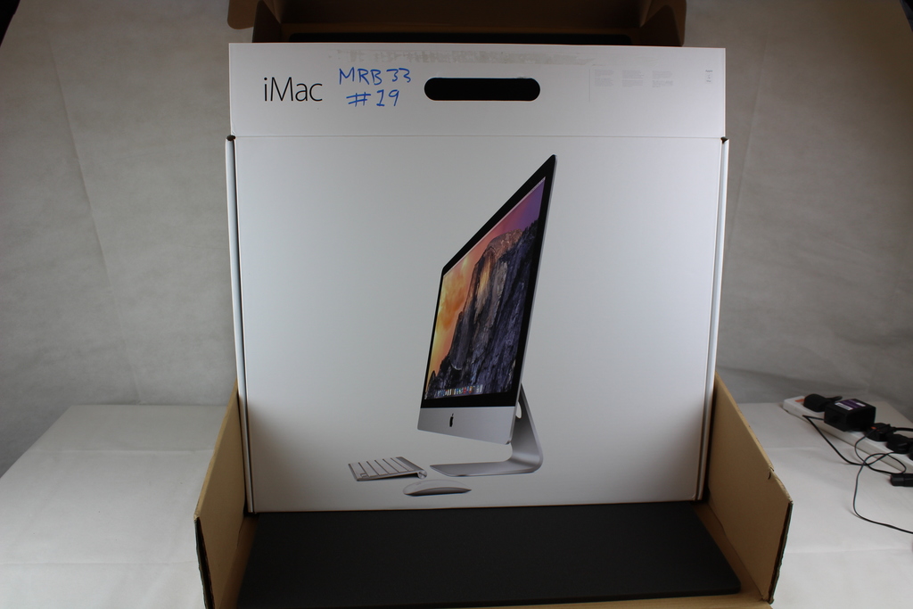 Image of Apple iMac 27" Empty Box and Apple Keyboard Empty Box