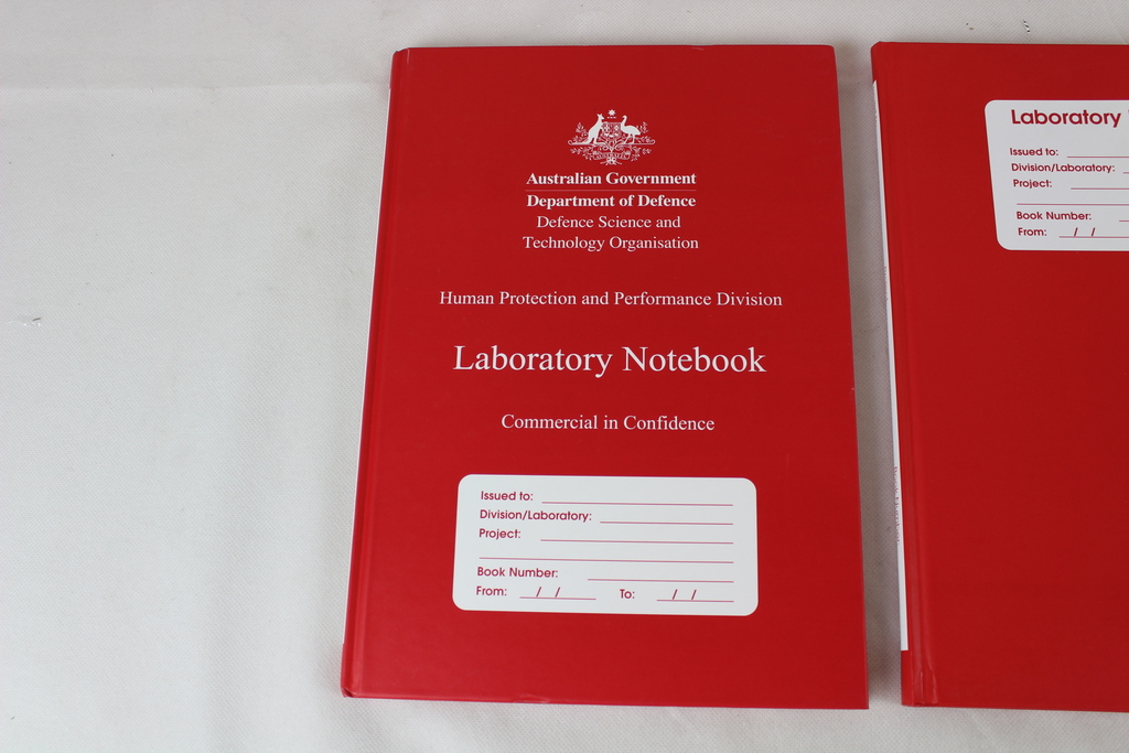Image of 3 x Red Lab Notebooks