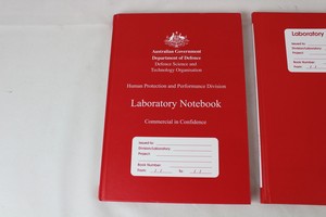 Thumbnail image of 3 x Red Lab Notebooks