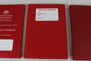 Thumbnail image of 3 x Red Lab Notebooks