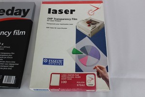 Thumbnail image of Approximately 200 A4 Transparency Film for plain paper copiers / inkjet / laser