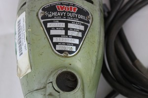 Thumbnail image of Vintage Wolf 5/16" Heavy Duty Drill WD263A