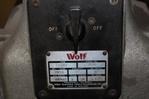 Thumbnail image of Wolf TG8HJ Double Ended Pedestal Grinder