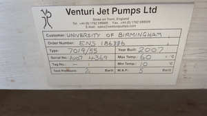 Thumbnail image of Venturi Jet Pumps System Gas Scrubber Product Type 7019/55