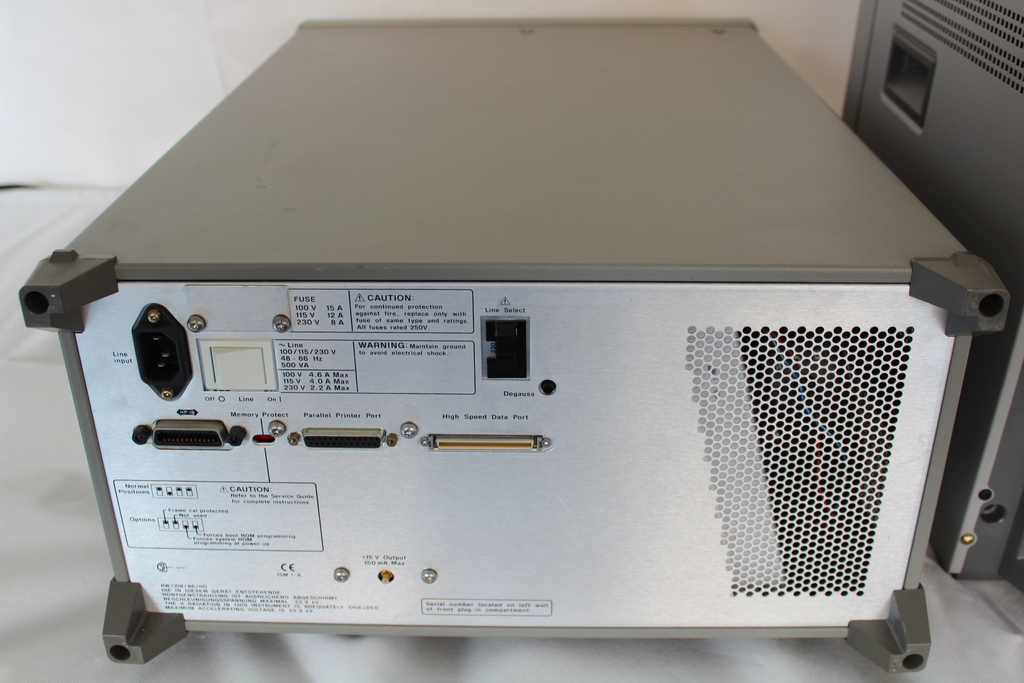 Image of Hewlett-Packard 54750A Digitizing Oscillscope with Sony SSM-14N5E Monitor