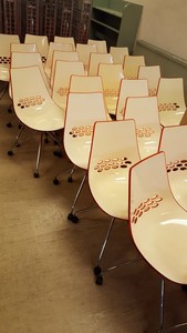 Thumbnail image of Orange Calligaris Chairs