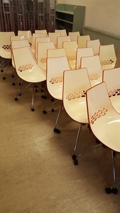 Thumbnail image of Orange Calligaris Chairs