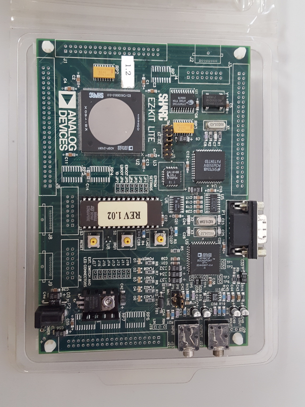 Image of SHARC EZ-KIT Lite Analog Devices Rev 1.02 ADSP-21061