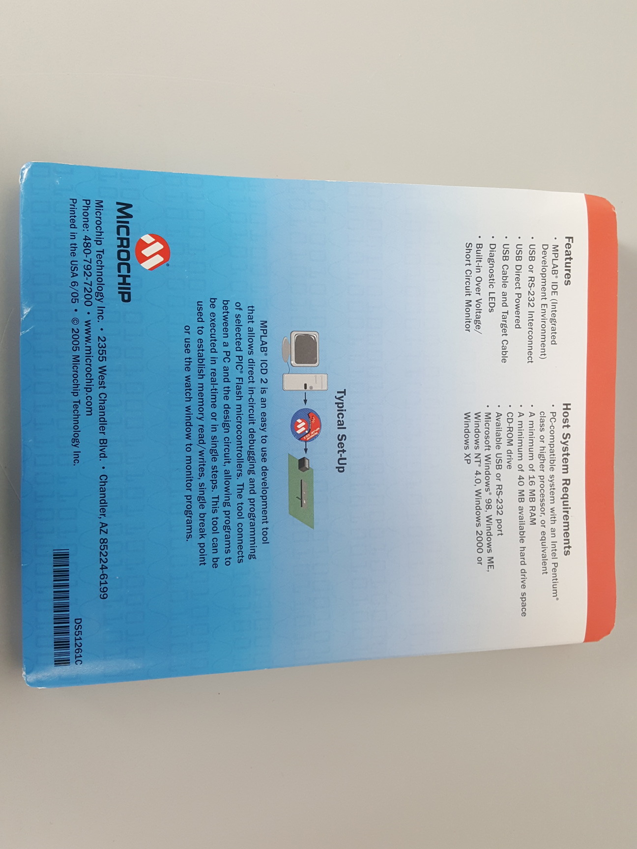 Image of MPLAB ICD 2 Module & MCP1630 Auto Input Boost Convo Demo bd Lab