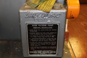 Thumbnail image of Speedivac High Vacuum Pump ES75