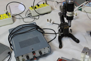 Thumbnail image of Physiology Digitimer Stimulator Lab Job Lot with Microscope Bodies and apparatus
