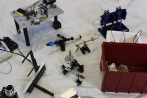 Thumbnail image of Physiology Digitimer Stimulator Lab Job Lot with Microscope Bodies and apparatus