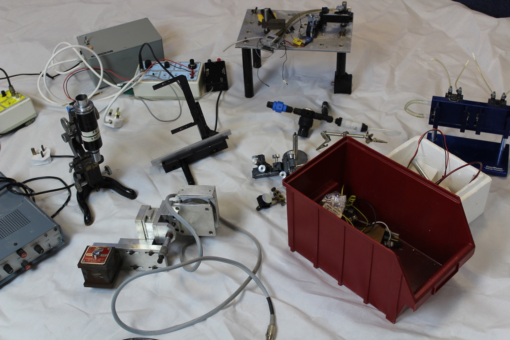 Image of Physiology Digitimer Stimulator Lab Job Lot with Microscope Bodies and apparatus