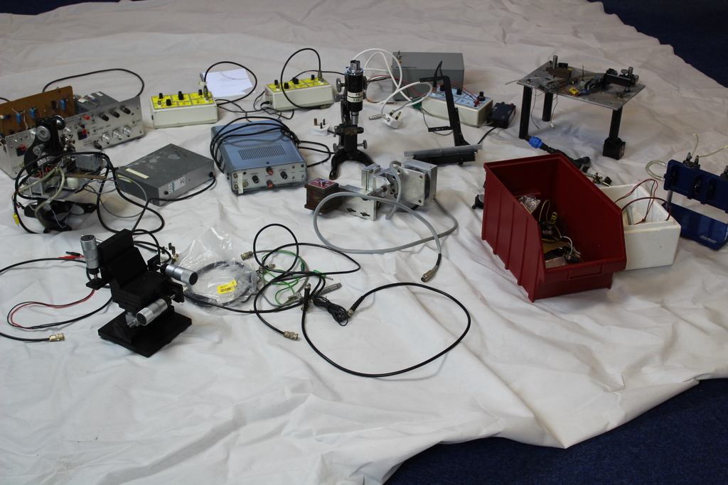 Image of Physiology Digitimer Stimulator Lab Job Lot with Microscope Bodies and apparatus