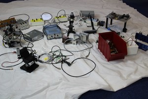 Thumbnail image of Physiology Digitimer Stimulator Lab Job Lot with Microscope Bodies and apparatus