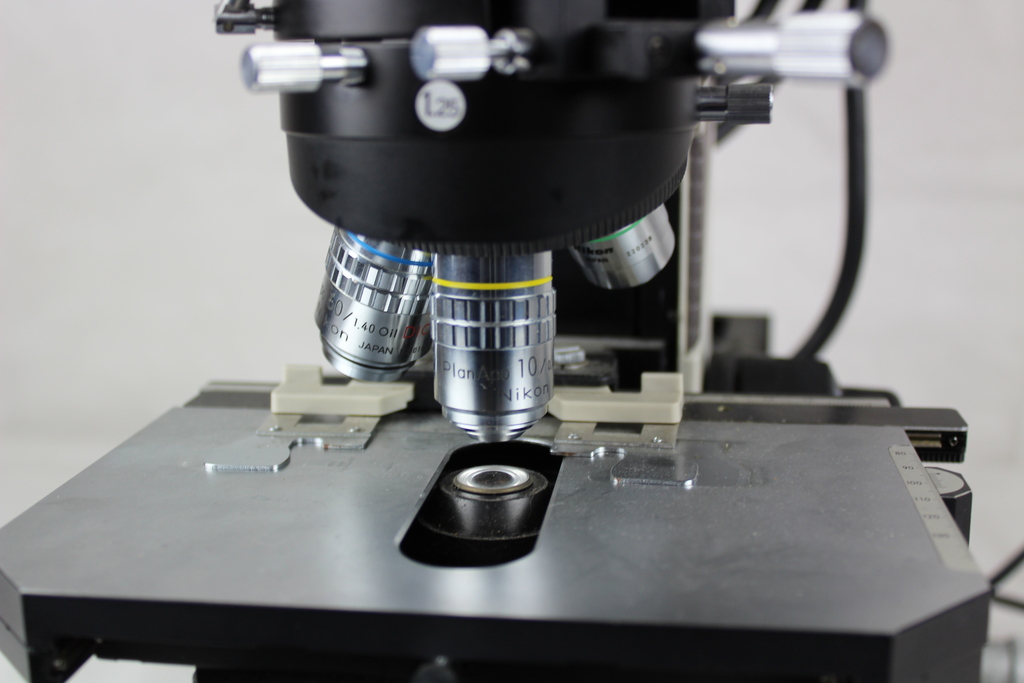 Image of Optiphot-2 Microscope with accessories