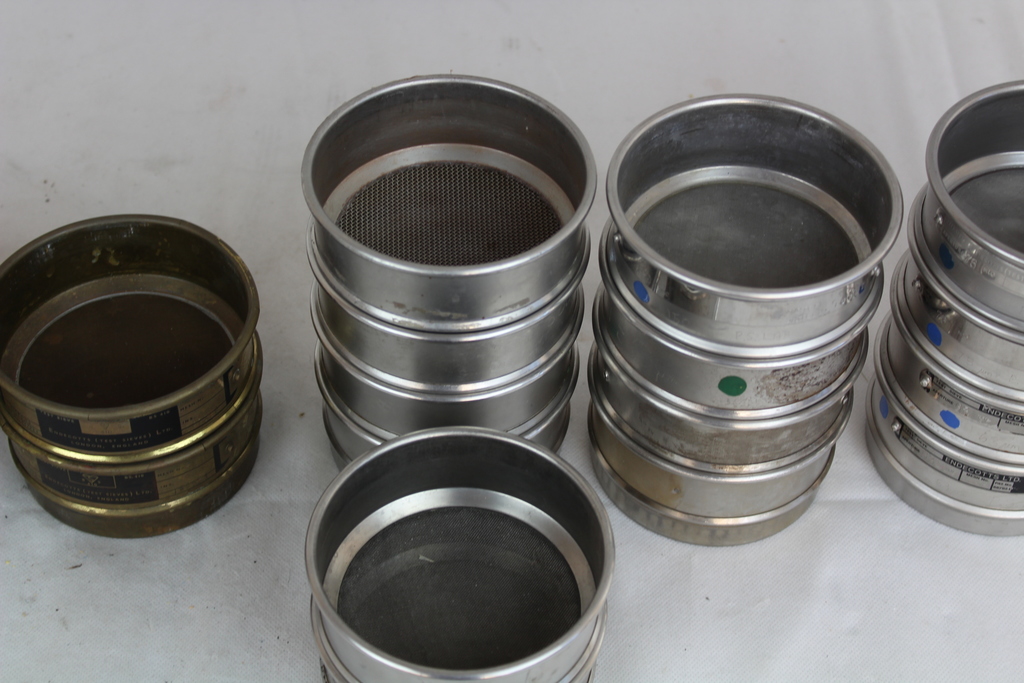 Image of Job Lot of Stainless Steel and Brass Sieves 4.5cm Diameter
