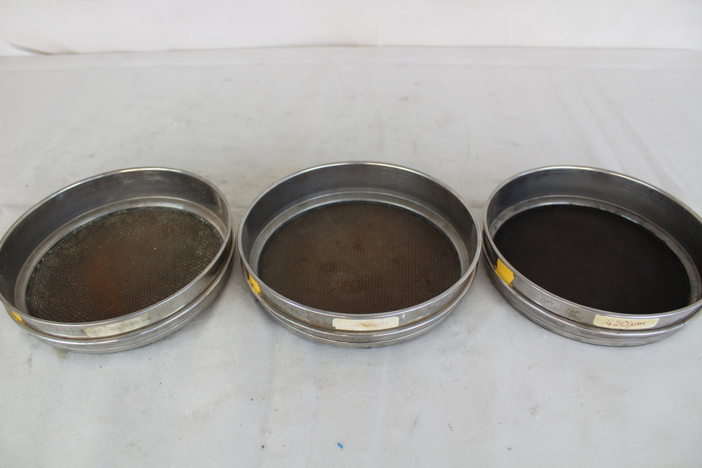 Image of Job Lot of Six Laboratory Sieves all are 21cm in diameter