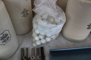 Thumbnail image of Ball Mill Set of 8 Ceramic Jars & Seals, Processing, Milling, Engineering