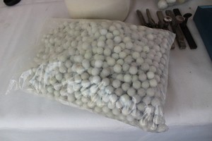 Thumbnail image of Ball Mill Set of 8 Ceramic Jars & Seals, Processing, Milling, Engineering