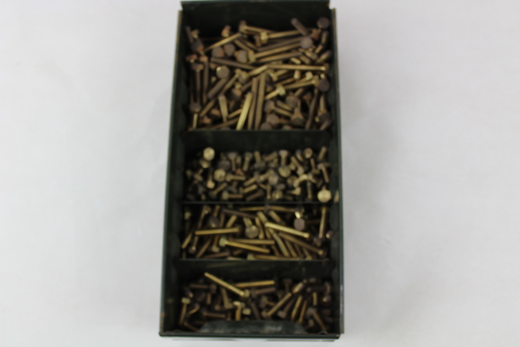Image of 6.4 kilos of Assorted Brass OBA Hexagonal Screws (Bolts) 1/2" 3/4" 11/4" 2"