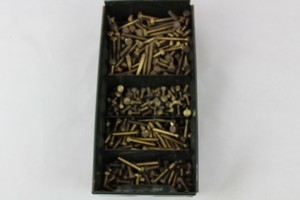 Thumbnail image of 6.4 kilos of Assorted Brass OBA Hexagonal Screws (Bolts) 1/2" 3/4" 11/4" 2"