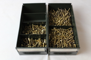 Thumbnail image of 7.7 kilos of Assorted Brass Hexagonal Bolts (screws). 1" 2" & 11/2"