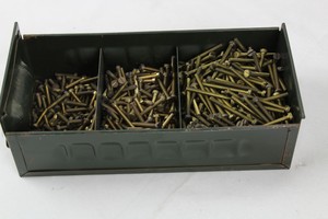 Thumbnail image of Large quantity (5.8 Kilos) of Brass Screws 2BA x 2", 11/2" & 1" CH