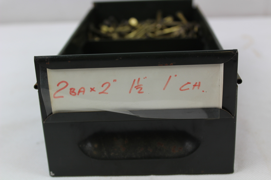 Image of Large quantity (5.8 Kilos) of Brass Screws 2BA x 2", 11/2" & 1" CH