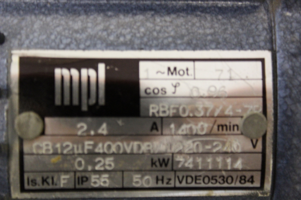 Image of Motor 71 with MPL Pump Heads