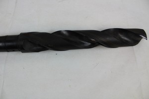 Thumbnail image of Set of 3 High Speed Steel Taper Shank Drill Bit Lathe Machining Large 18" Long 