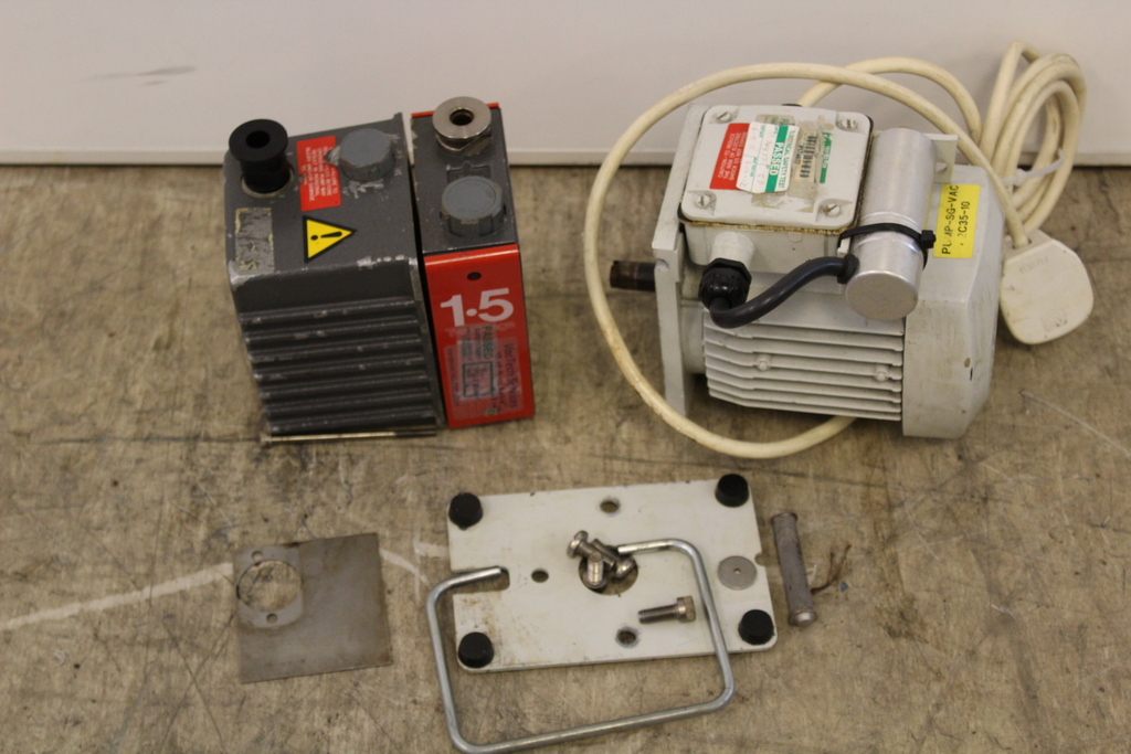 Image of Disassembled E2M1.5 High Vacuum Pump 