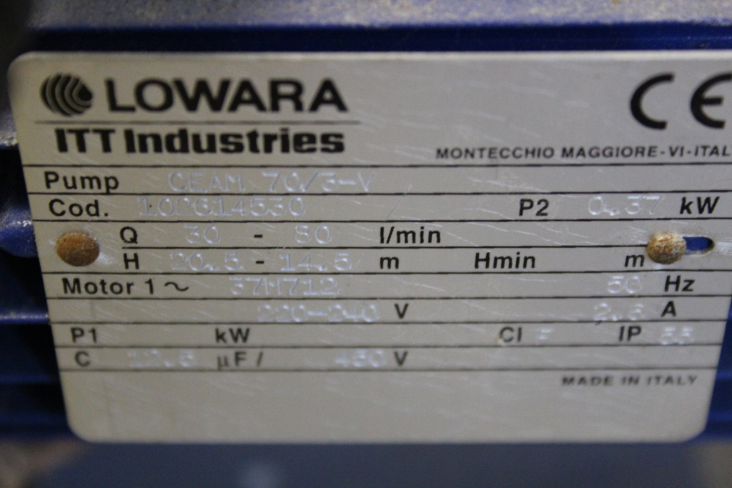Image of Job Lot of 7 Lowara Pumps