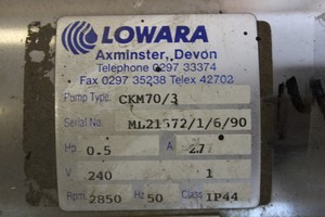 Thumbnail image of Job Lot of 7 Lowara Pumps