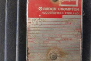 Thumbnail image of Type NKK 32-160 M/O with Brook Crompton DF132SB Motor