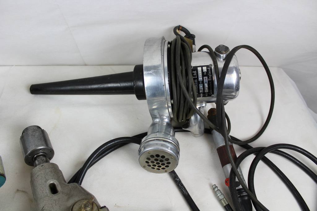 Image of Job Lot 8 Vintage Antique Power Tools Heavy Duty Drills Grinders Wolf Sapphire
